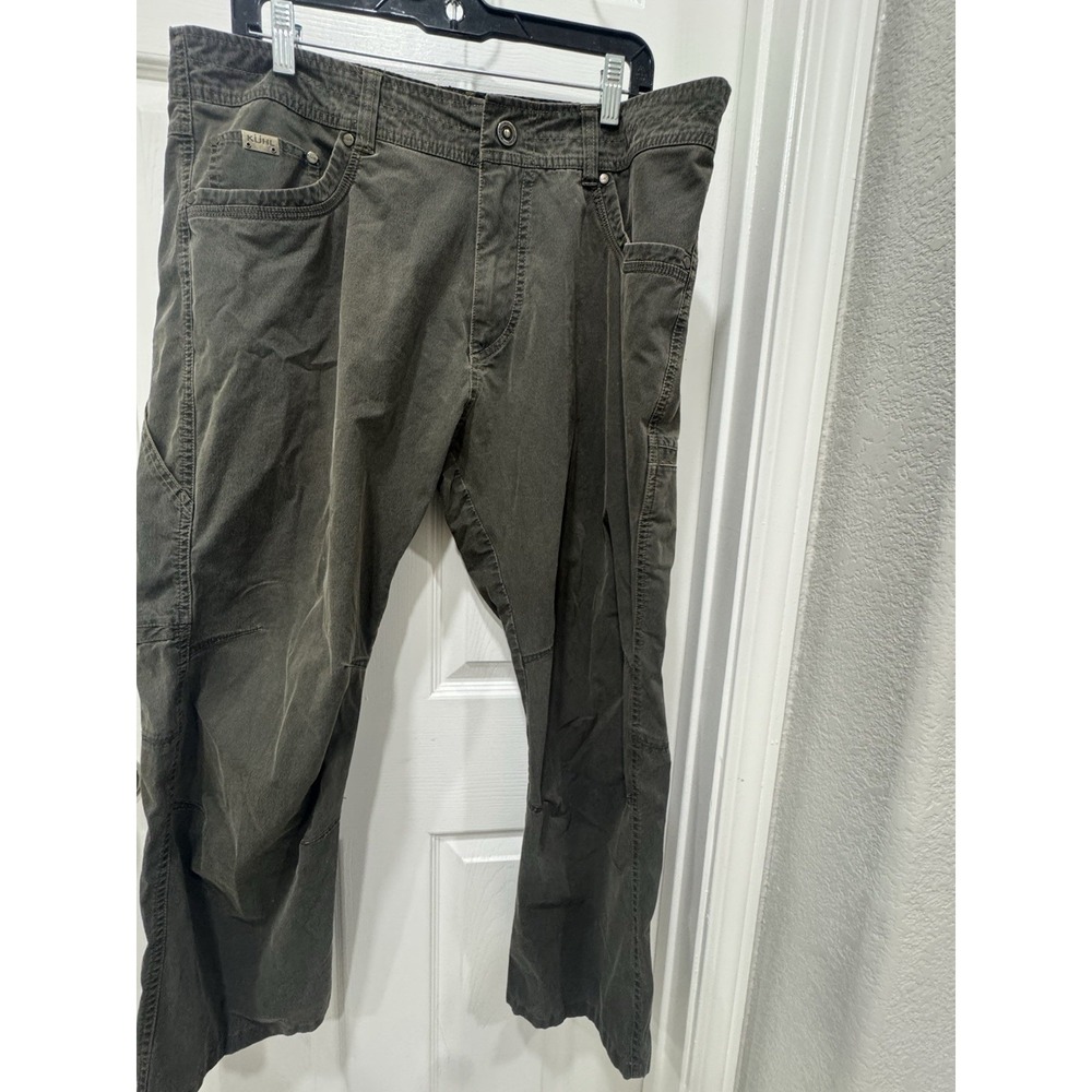 Kuhl Revolvr Pants 38x30 Gray Hiking Outdoor Workwear Stretch Utility Mens